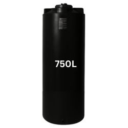 Čierna nádrž na pitnú vodu s objemom 750 l