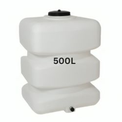 Biela nádrž na pitnú vodu s objemom 500 l