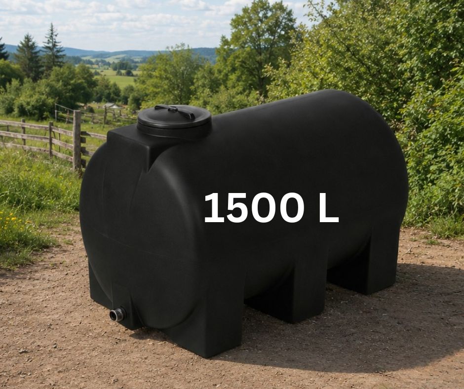1500-litrové nádrže na vodu